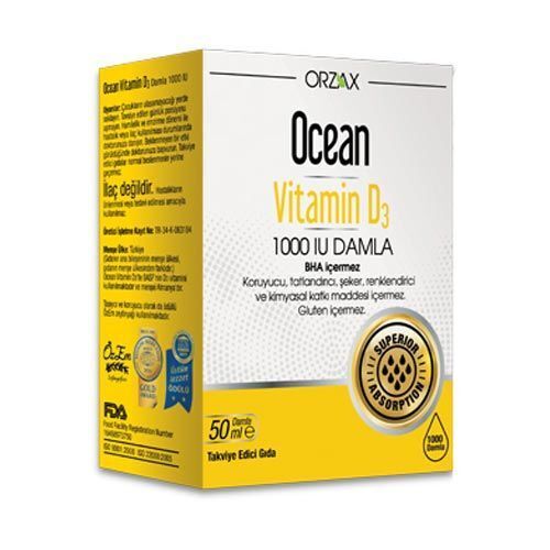 Ocean Vitamin D3 1000 Iu Damla 50 Ml - 1
