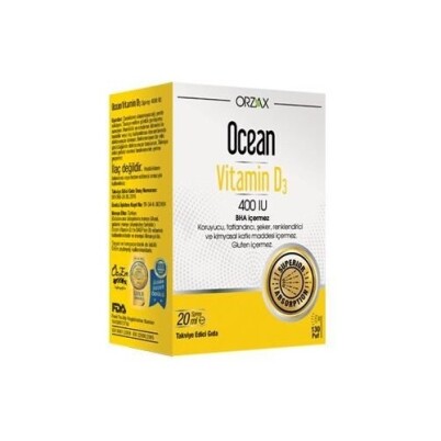 Ocean Vitamin D3 400'ıu Sprey 20ml - Ocean