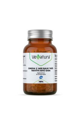 Omega 3 Balık Yağı 1600mg 30 Kapsül - VeNatura