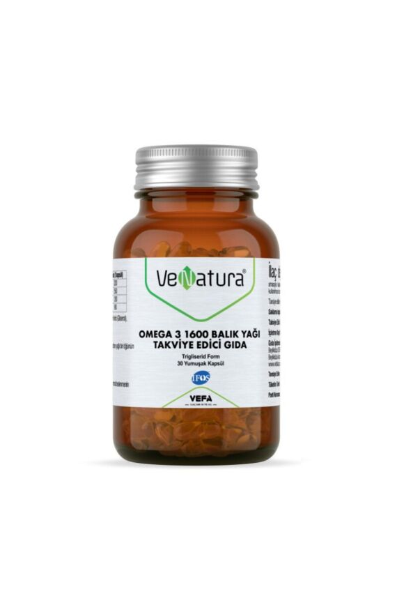 Omega 3 Balık Yağı 1600mg 30 Kapsül - 1