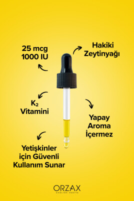 Orzax D3K2 20ml Damla - 4