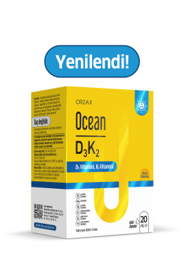 Orzax D3K2 20ml Damla - Ocean