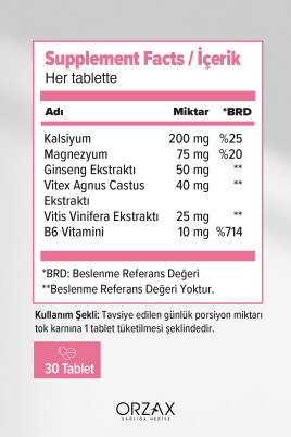 Orzax Feminex 30 Tablet - 2