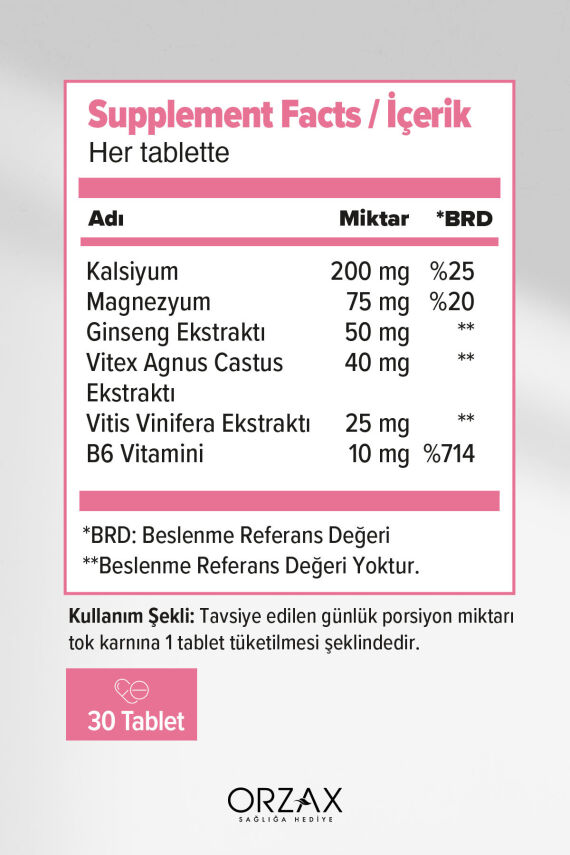 Orzax Feminex 30 Tablet - 2