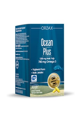 Orzax Ocean Plus 1200 mg 30 Kapsül Balık Yağı - Ocean