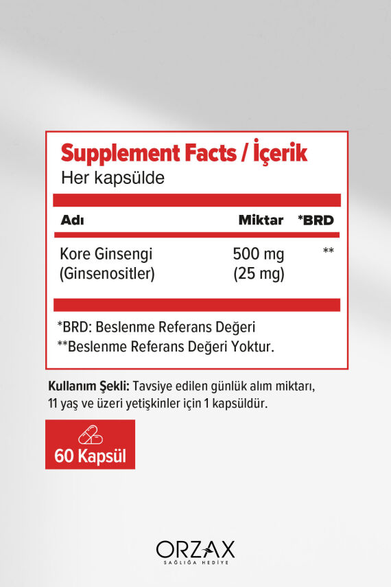 Ocean Panax Ginseng 500 Mg 60 Kapsül - 2