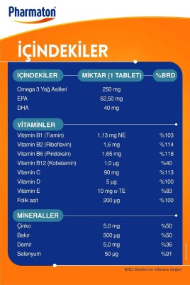 Pharmaton 50+ Plus 30 Kapsül - 6