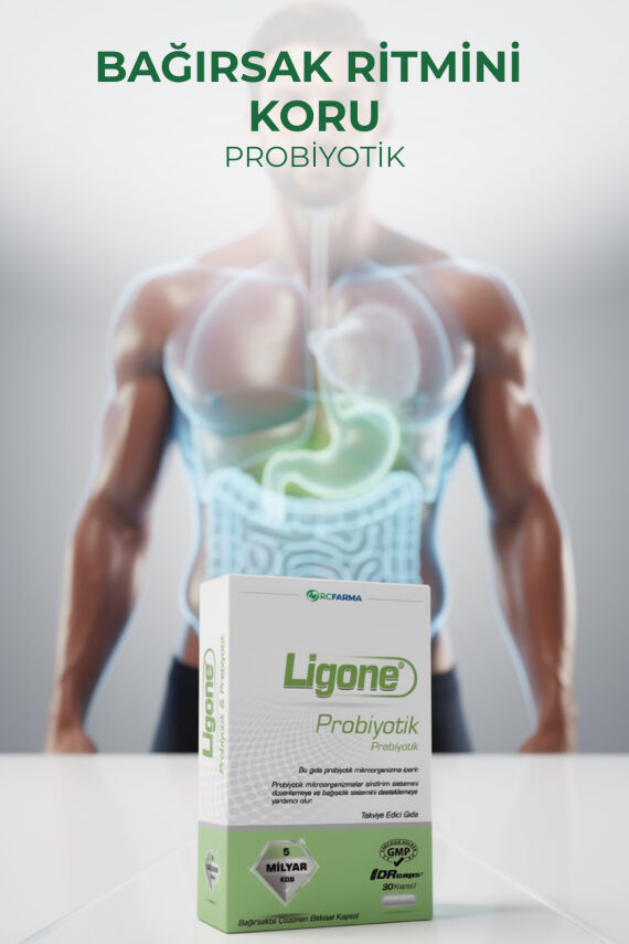 Ligone Probiyotik DRCaps Bitkisel Kapsül 30 Kapsül 5 Milyar CFU - 3