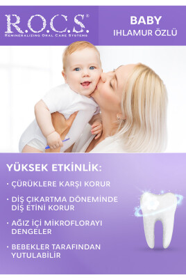 Rocs Baby 0-3 Yaş Arası Yutulabilir Diş Macunu Ihlamur Özlü 35 ml - 3
