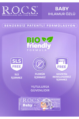 Rocs Baby 0-3 Yaş Arası Yutulabilir Diş Macunu Ihlamur Özlü 35 ml - 4