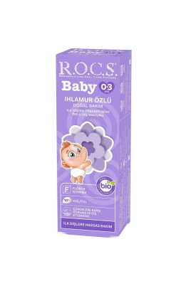 Rocs Baby 0-3 Yaş Arası Yutulabilir Diş Macunu Ihlamur Özlü 35 ml - 6