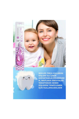 R.o.c.s Baby 0-3 Yaş Bebek Diş Fırçası Pembe - 4