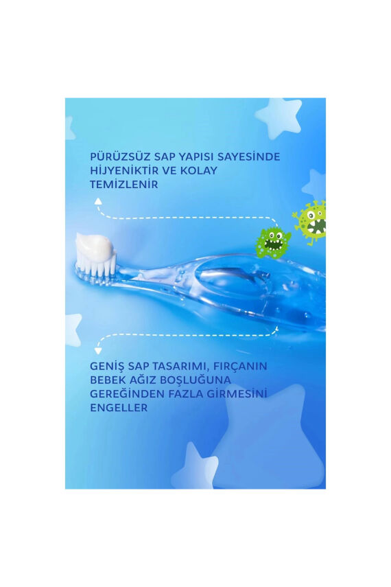 R.o.c.s Baby 0-3 Yaş Bebek Diş Fırçası Pembe - 6
