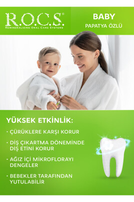Rocs Baby 0-3 Yaş Papatya Özlü Diş Macunu - 4
