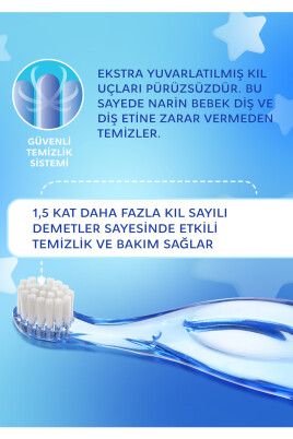 R.O.C.S Baby Diş Fırçası Kırmızı 0-3 Yaş Baby Soft 4607152730333k - 3