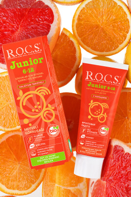 Rocs Junior 6-12 Yaş Meyveli Gökkuşağı Diş Macunu 60 ml - 5