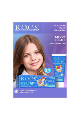 Rocs Kids 3-7 Yaş Meyve Külahı Diş Macunu 35 ml - 3