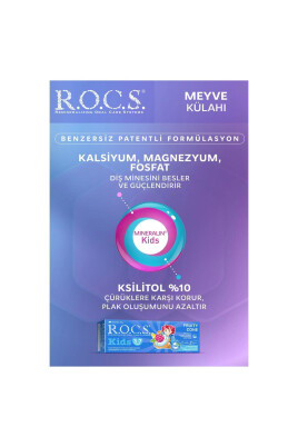 Rocs Kids 3-7 Yaş Meyve Külahı Diş Macunu 35 ml - 4
