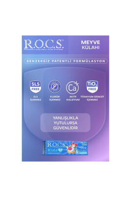 Rocs Kids 3-7 Yaş Meyve Külahı Diş Macunu 35 ml - 6