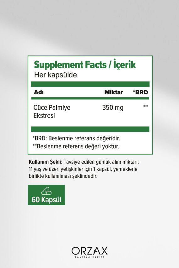 Saw Palmetto 60 Kapsül - 2