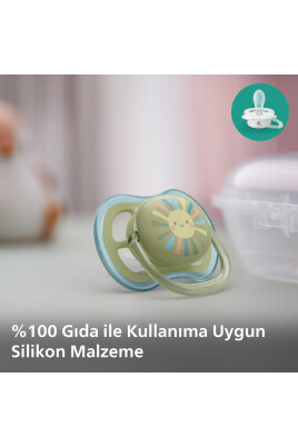 Ultra Air Emzik 0-6 Ay, 2'li Paket, Erkek, SCF085/58 - 2