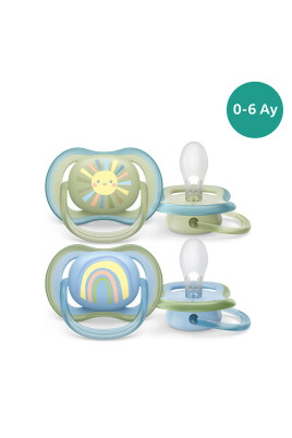 Ultra Air Emzik 0-6 Ay, 2'li Paket, Erkek, SCF085/58 - 1