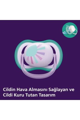 Ultra Air Emzik 0-6 Ay, 2'li Paket, Kız, SCF085/59 - 3