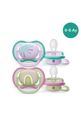 Ultra Air Emzik 0-6 Ay, 2'li Paket, Kız, SCF085/59 - 1