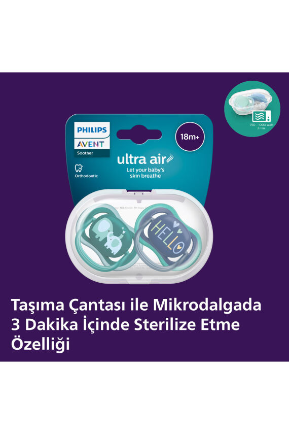 Ultra Air Emzik 18+ Ay, 2'li Paket, Erkek, SCF349/18 - 3