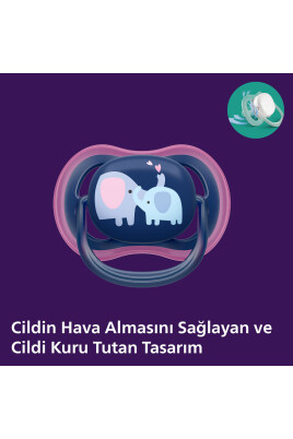 Ultra Air Emzik 18+ Ay, 2'li Paket, Kız, SCF349/22 - 3