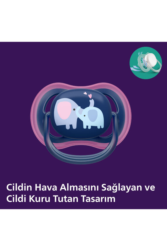 Ultra Air Emzik 18+ Ay, 2'li Paket, Kız, SCF349/22 - 3