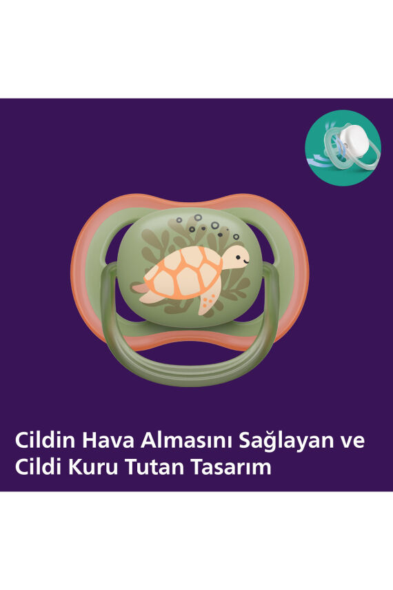 Ultra Air Emzik 6-18 Ay, 2'li Paket, Erkek, SCF085/60 - 3