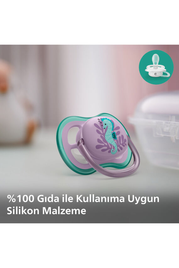 Ultra Air Emzik 6-18 Ay, 2'li Paket, Kız, SCF085/61 - 3