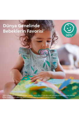 Ultra Air Emzik 6-18 Ay, 2'li Paket, Kız, SCF085/61 - 6