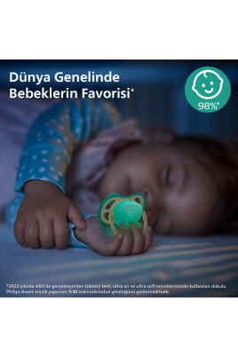 Ultra Air Gece Emziği 0-6 Ay, 2'li Erkek, SCF376/18 - 2