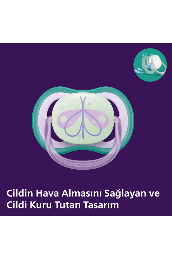 Ultra Air Gece Emziği 0-6 Ay, 2'li Kız, SCF376/19 - 3