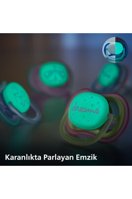 Ultra Air Gece Emziği 0-6 Ay, 2'li Kız, SCF376/19 - 6