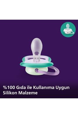 Ultra Air Gece Emziği 0-6 Ay, 2'li Kız, SCF376/19 - 7