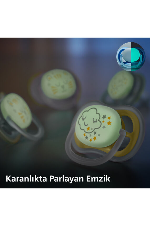 Ultra Air Gece Emziği 18+ Ay, 2'li Unisex, SCF376 /01 - 3