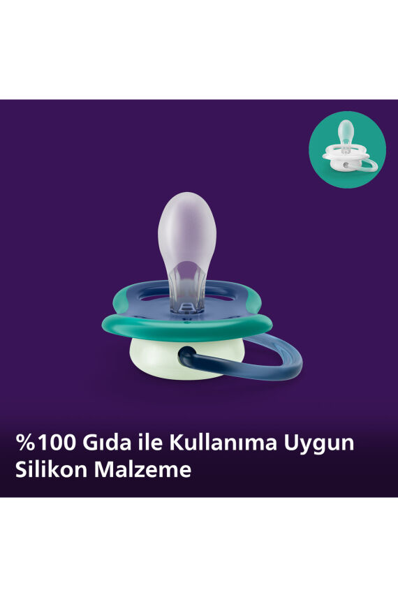 Ultra Air Gece Emziği 6-18 Ay, 2'li Erkek, SCF376/13 - 4