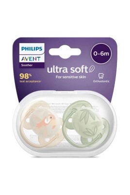 Ultra Soft Emzik 0-6 Ay, 2'li Erkek, SCF091/07 - 1