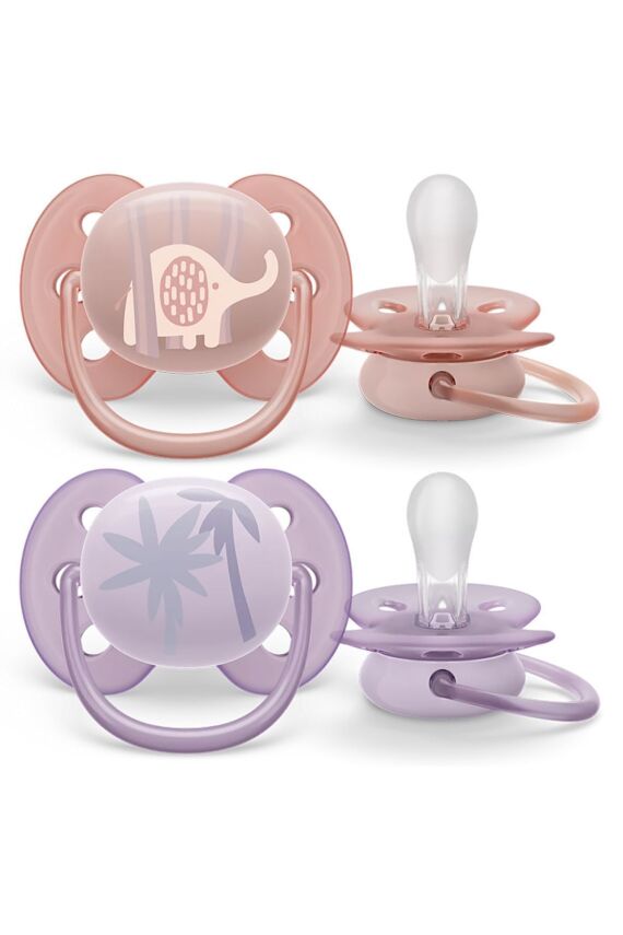 Ultra Soft Emzik 0-6 Ay, 2'li Kız, SCF091/09 - 2