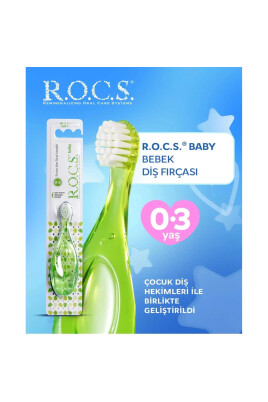 Rocs Baby 0-3 Yaş Diş Fırçası Yeşil - 2