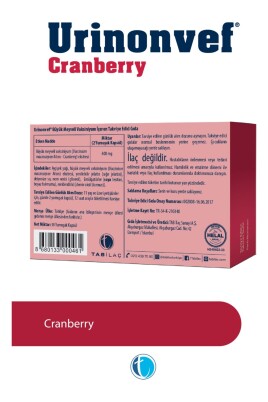 Urinonvef Cranberry 30 Yumuşak Kapsül - 2