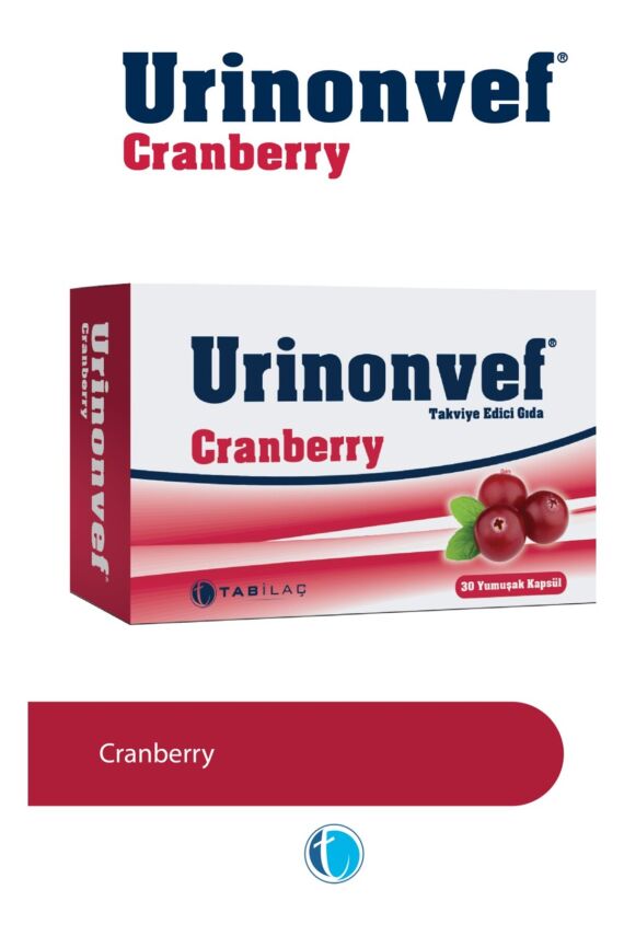 Urinonvef Cranberry 30 Yumuşak Kapsül - 1